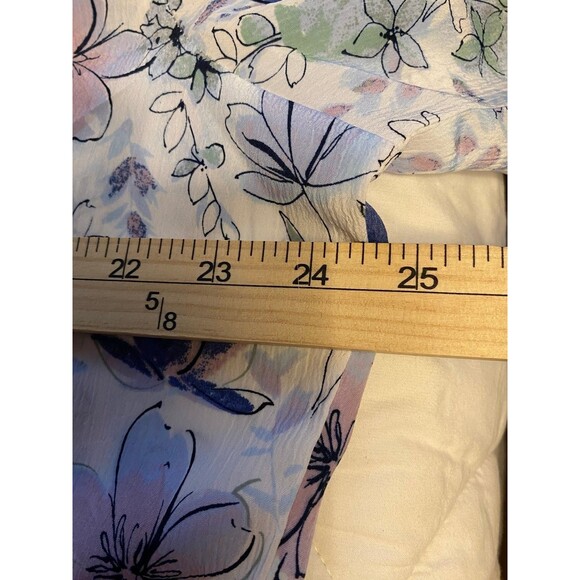 Donkenny Women's XL Floral Button-Down Top Pastel Colors - Picture 11 of 12